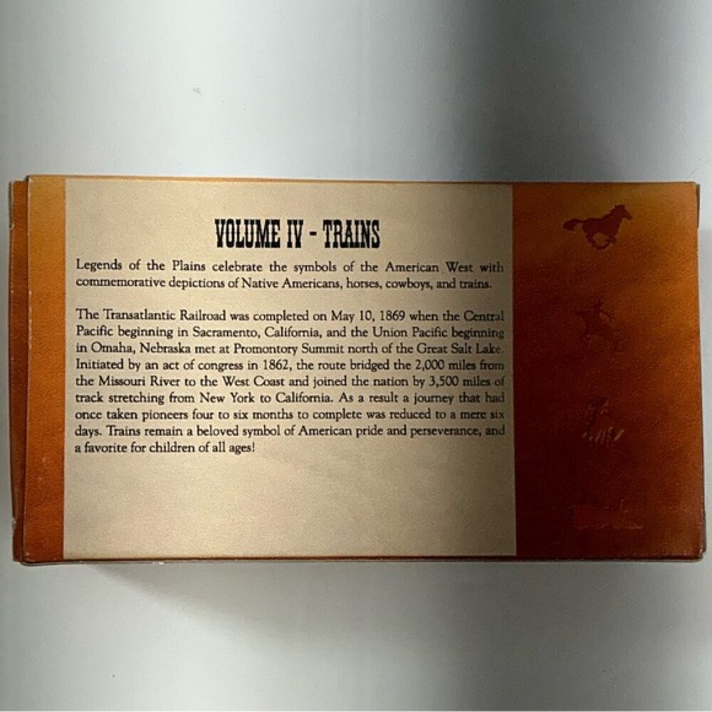 Vintage Train Locomotive 515 Wood Ornament Legend of The Plains Chapter IV 1991 - Picture 11 of 16